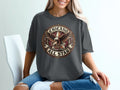Dark gray t-shirt with 