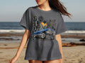 Dark gray t-shirt with 
