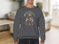 World Cup 2026 North America trophy with roses graphic on sweatshirt.