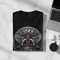 Black t-shirt with 