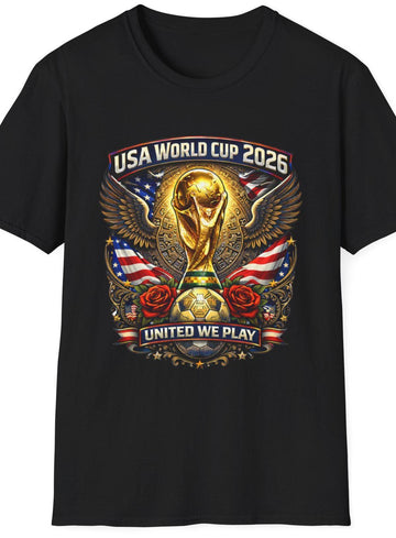 USA World Cup 2026 Trophy Eagle Shirt | United We Play Soccer Tee