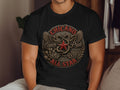 Black t-shirt with 