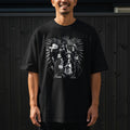 Black t-shirt with 