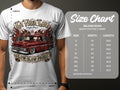 Gildan 5000 size chart with 