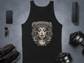 Black tank top with 