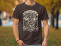 Dark t-shirt with 