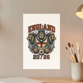 England football crest with three lions and 
