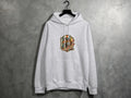 Light grey hoodie with 