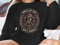 World Cup 2026 North America crest with FIFA logo on black sweatshirt.