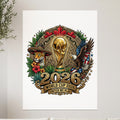 FIFA World Cup 2026 United We Play logo with a jaguar and eagle.