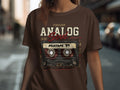 Brown t-shirt with 