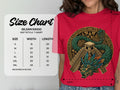 Gildan 64000 Softstyle T-Shirt size chart showing measurements in inches.