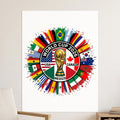 World Cup 2026 logo with USA, Canada, and Mexico flags.