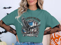Eagle and American flag shield with 