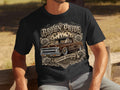 Black t-shirt with 