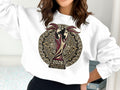 White sweatshirt featuring 2026 FIFA World Cup North America logo.