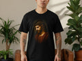 T-shirt featuring a close-up painting of Jesus Christ wearing a crown of thorns.
