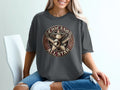Chicano Brown Pride All Star graphic t-shirt with eagle and ornate circular design.