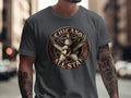 Chicano Brown Star All Star t-shirt with eagle graphic.