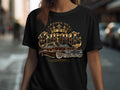 Black t-shirt with 