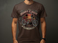 Brown t-shirt with 
