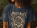 Dark t-shirt with 