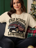 Cream t-shirt with 