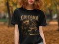 Black t-shirt with 