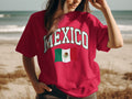 Crimson t-shirt with 