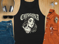 Black tank top with 