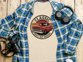 T-shirt with classic truck graphic and 