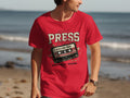 Red t-shirt with 