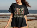 Black t-shirt with 2026 World Cup USA-Canada-Mexico graphic and soccer ball.