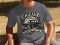 Dark grey t-shirt with 