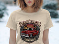 Tan t-shirt with 