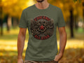 Green t-shirt with 