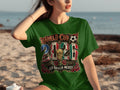 Green t-shirt with 