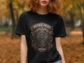 Black t-shirt with 