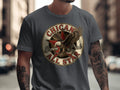Dark grey t-shirt with 