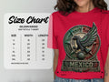 Gildan 64000 softstyle t-shirt size chart with measurements in inches.