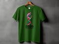 Green t-shirt with 