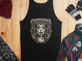Black tank top with 