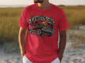 Red t-shirt with 