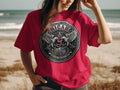 Red t-shirt with 