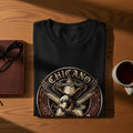 Black t-shirt with 