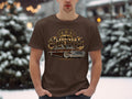 Brown t-shirt with 