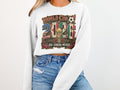 World Cup 2026 USA-Canada-Mexico graphic sweatshirt with roses and soccer ball.