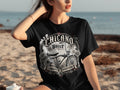 Black t-shirt with 