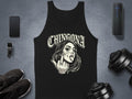 Black tank top with 