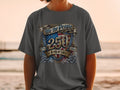 Dark grey t-shirt with 